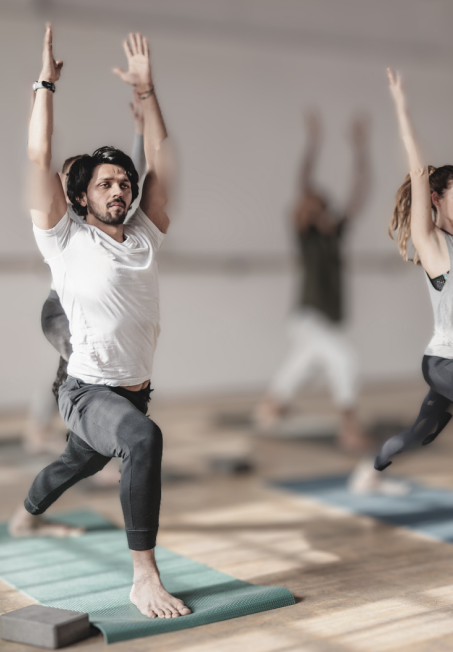 Man in a Yoga pose